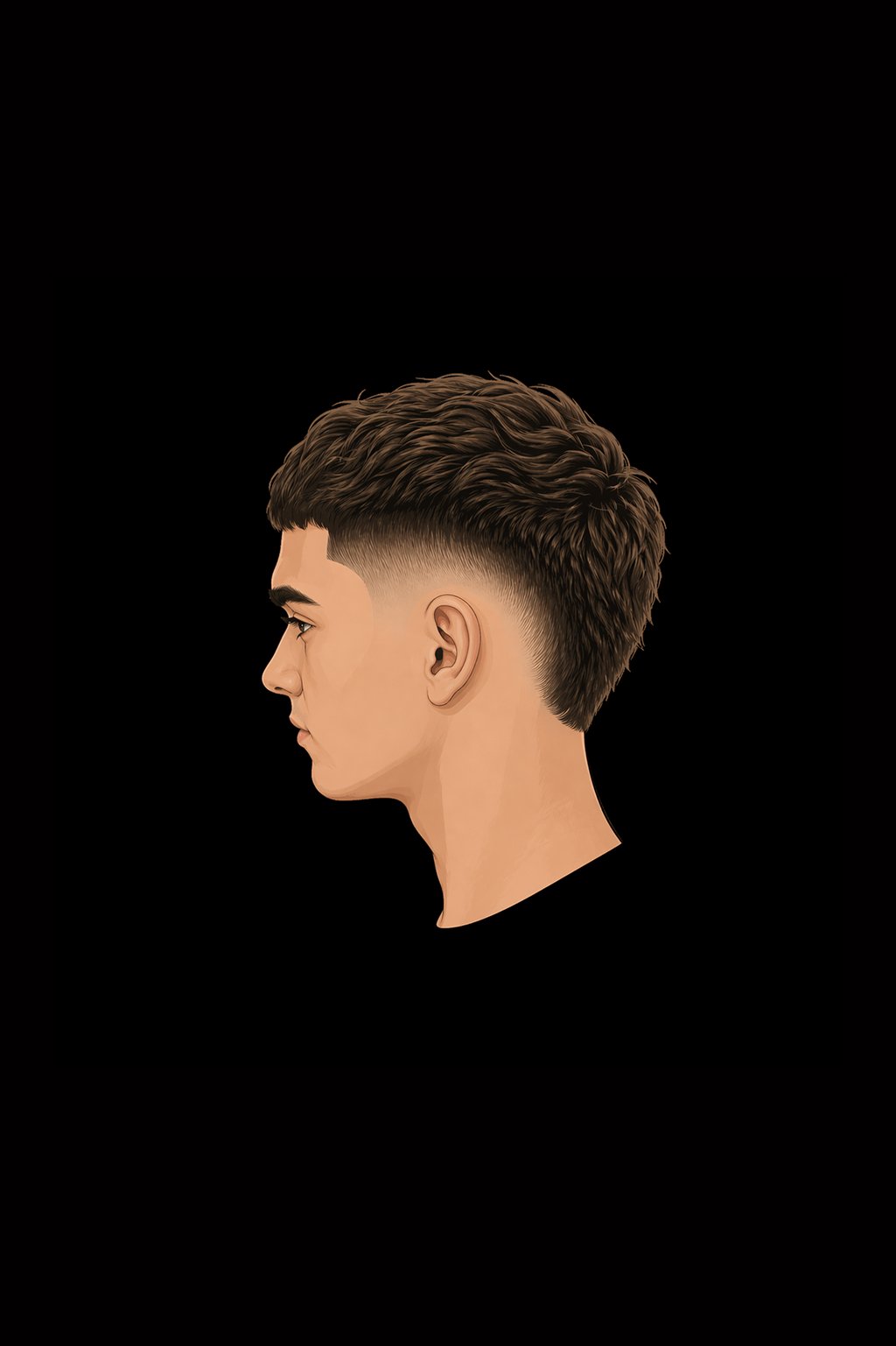 Burst Fade style